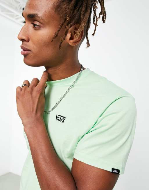 Vans Left chest logo t-shirt in mint green Exclusive at ASOS | ASOS