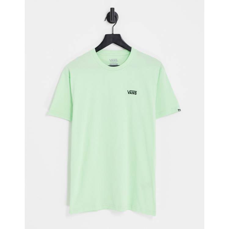 Mint green vans store shirt