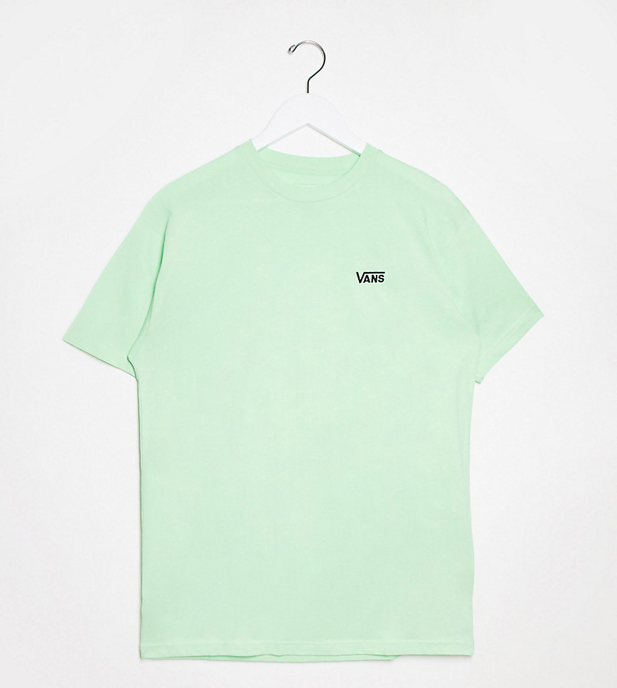 Vans Left Chest Logo t-shirt in pastel green Exclusive at ASOS