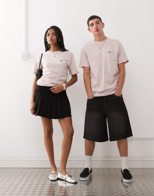 Vans left chest logo t-shirt in pink - Exclusive to ASOS, 3 of 4