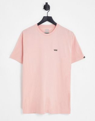 Vans Left Chest Logo t-shirt in pink | ASOS