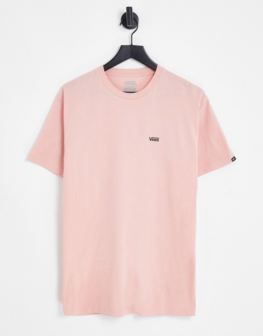 Vans Left Chest Logo t-shirt in pink