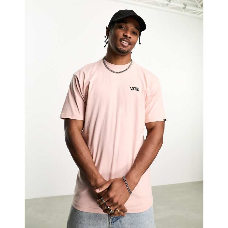 Vans pink cheap t shirt mens