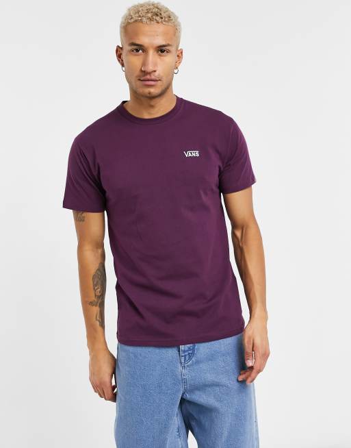 Vans Left Chest Logo in purple at | ASOS