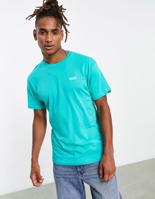 Teal store vans shirt