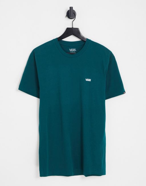 Vans left chest logo t-shirt in teal
