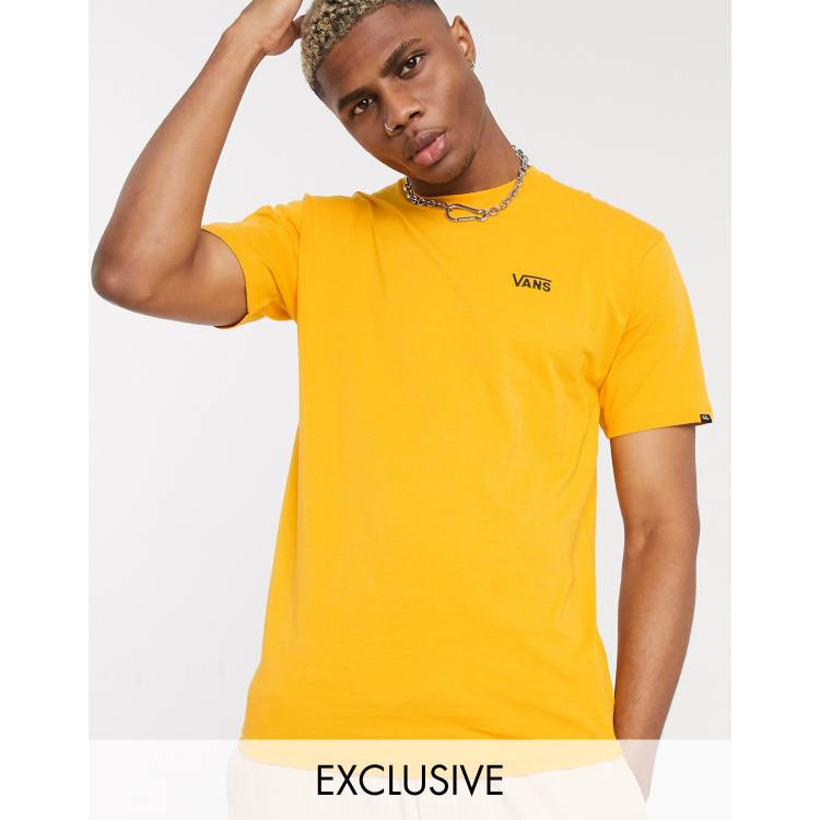 Vans yellow t store shirt mens