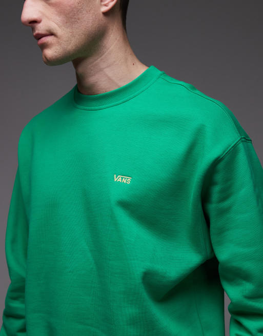 Vans left chest oversized sweatshirt in green, 5 of 5