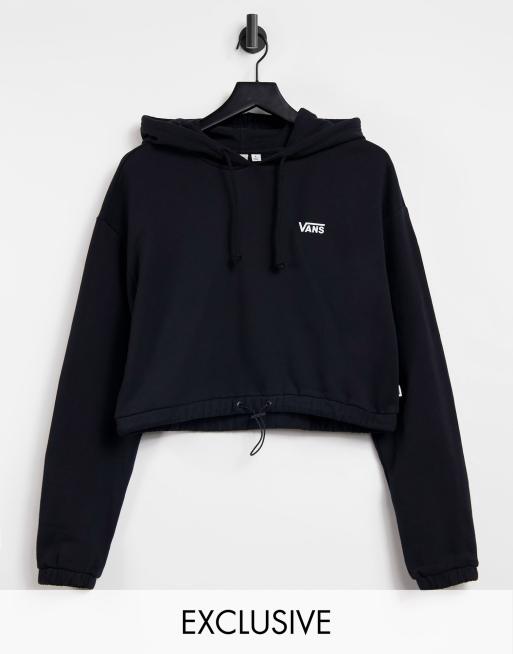 Vans on sale cropped hoodie