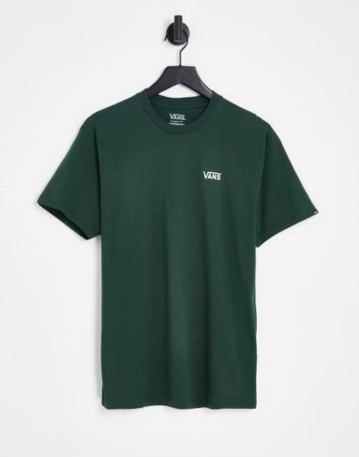 Vans Left Chest t-shirt in dark green | ASOS