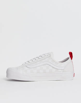 vans leila rose decon style 36 white sneakers