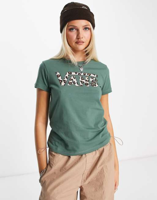 Vans leopard hot sale t shirt