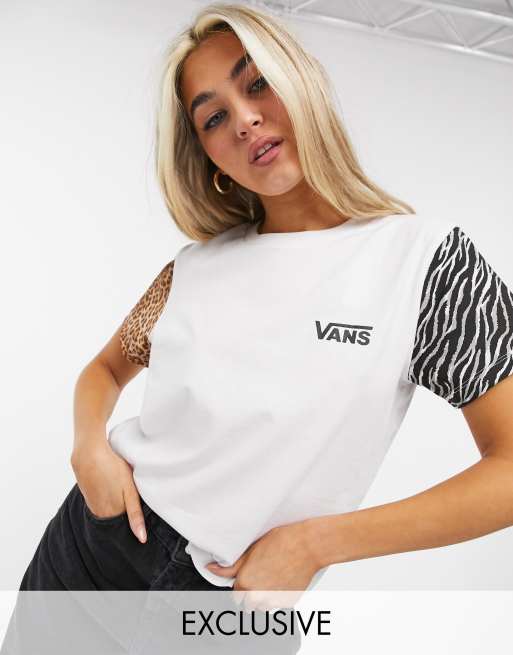 Vans t cheap shirt leopard