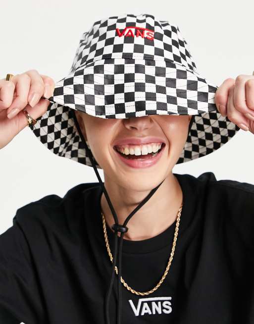 Vans checkered hot sale hat