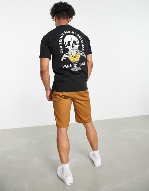 Vans – Lift Em High – Czarny T-shirt z nadrukiem na plecach, 4 z 4