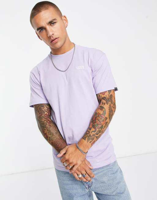  Vans – Liliowy T-shirt z logo na lewej piersi – tylko w ASOS 