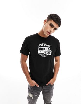 Vans Local Dash t-shirt in black