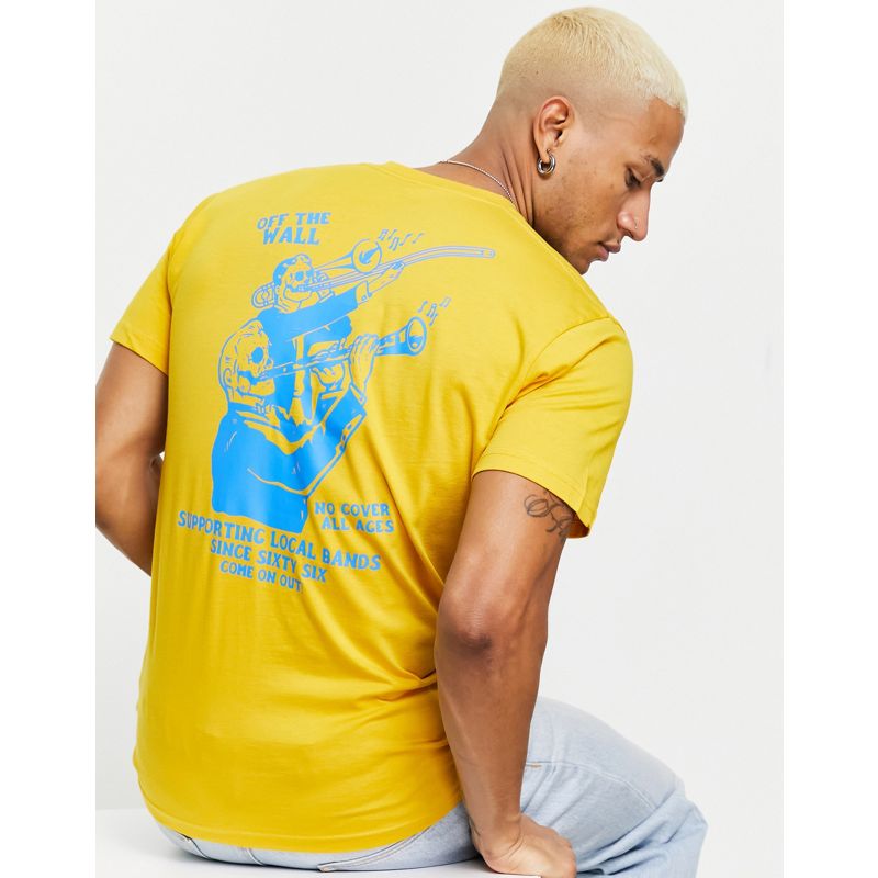 kgY7c Uomo Vans - Local Gig - T-shirt gialla