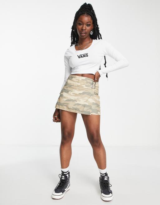 Vans camo long sales sleeve