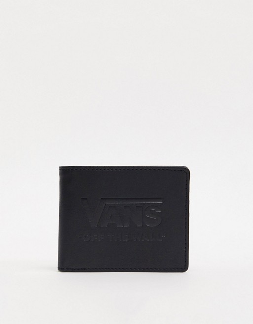Vans logo wallet in black