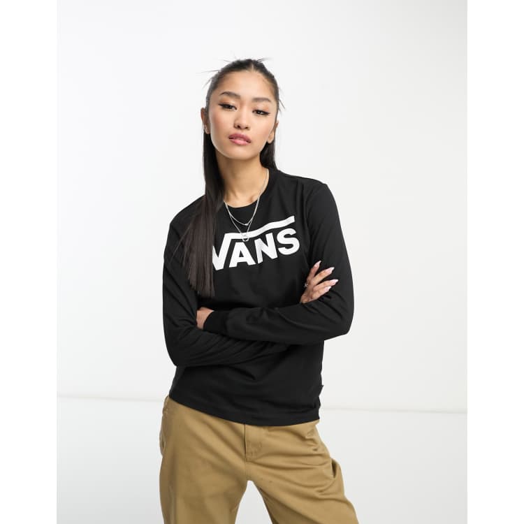 Vans black store long sleeve shirt