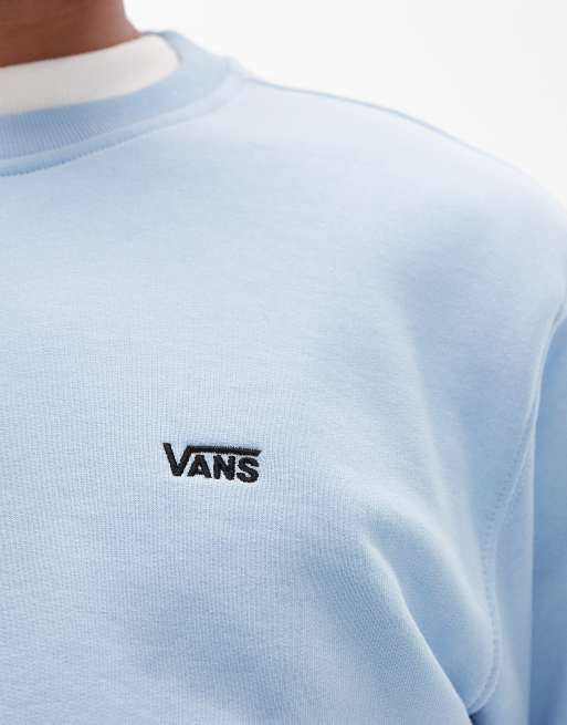 Vans - Losvallend T-shirt met logo op de borst in lichtblauw, 5 van 5