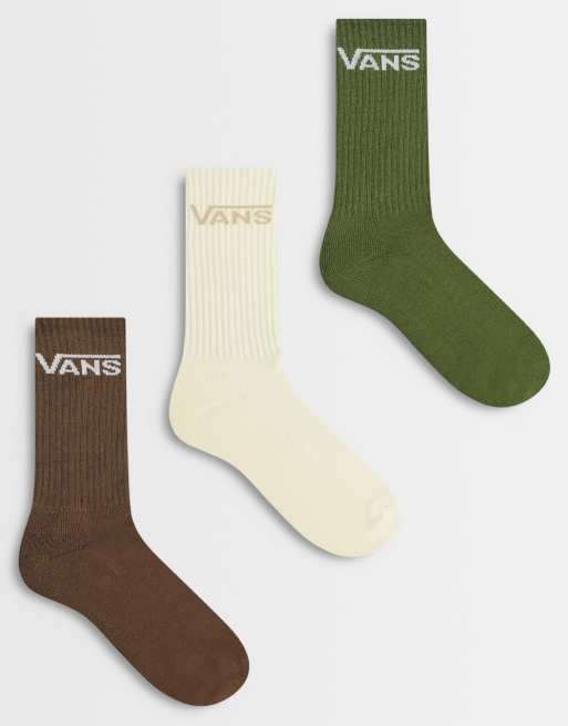 Vans lot de 3 paires de chaussettes Classic Crew multicolores