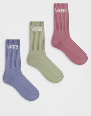 Vans - Lot de 3 paires de chaussettes - Multicolore