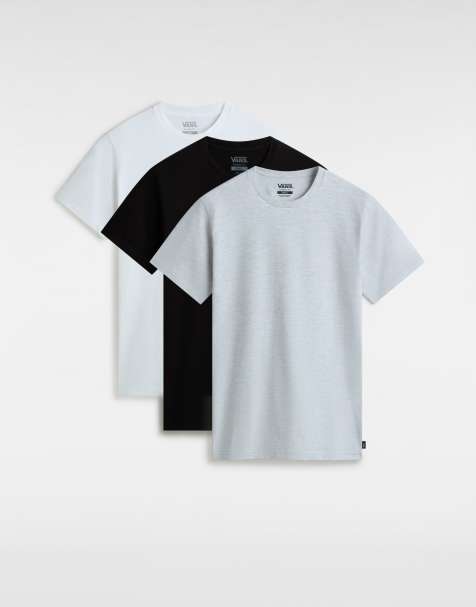 Vans - Lot de t-shirts basiques - Gris/blanc/noir - view 1