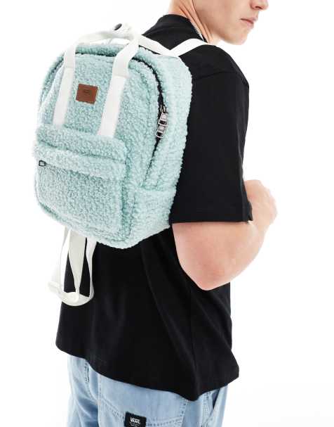 Vans low key mini backpack in blue and off-white - view 1