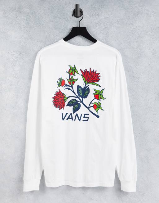 Vans floral hot sale long sleeve