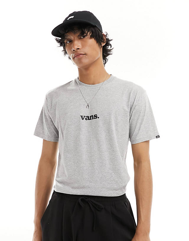 Vans - lowercase logo t-shirt in grey