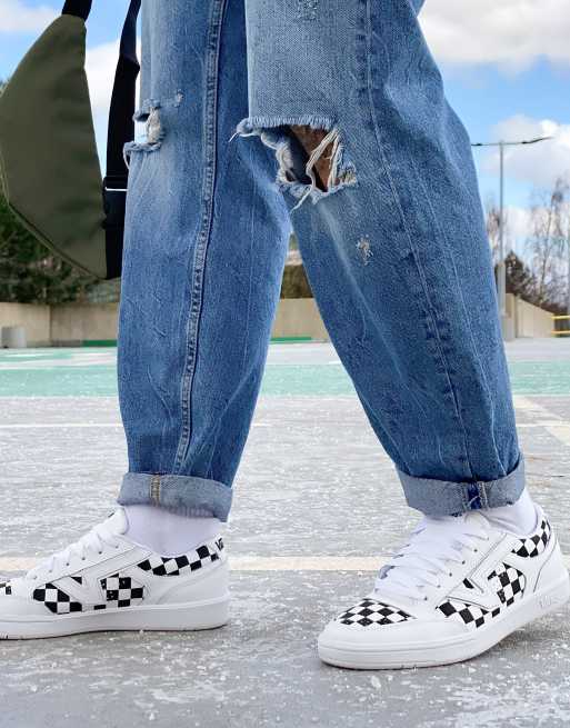 Vans checkerboard hot sale tennis shoes