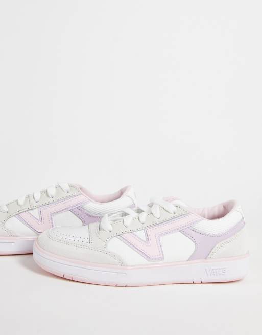 Vans - Lowland CC - Hvide/lyserøde sneakers