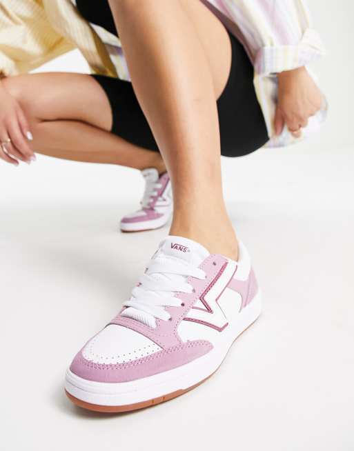 Vans rose outlet femme