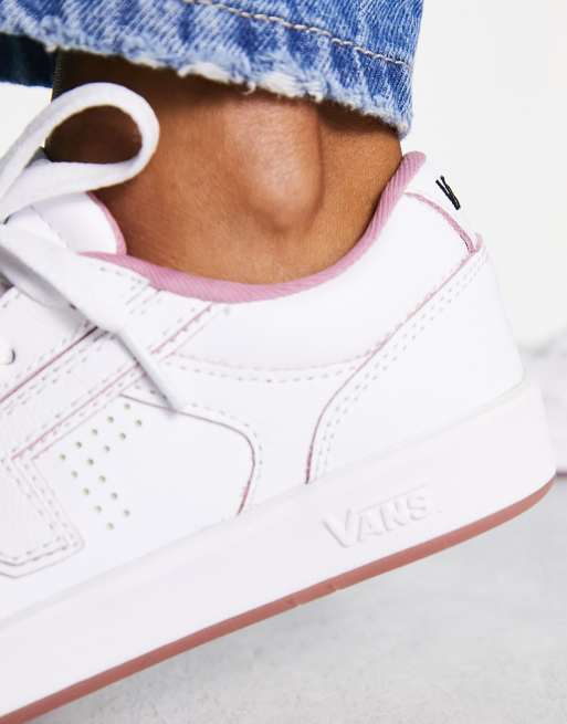 Vans rosa store e bianche