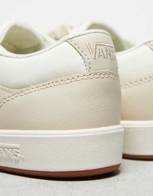 White slip on vans gum clearance bumper