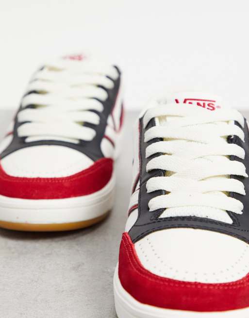 Marshmallow hotsell vans red