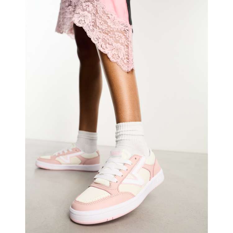 Vans highland dusty hot sale pink trainers