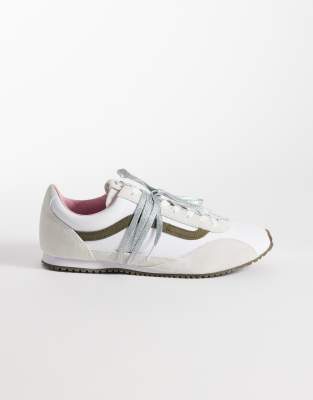 Vans Luxe Super Low Pro sneakers in white suede
