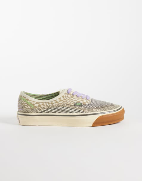 Vans LX Authentic 44 baskets à motif marron - view 1