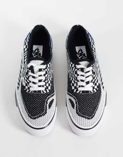 Vans LX Authentic 44 EK sneakers i sort mønster, 3 af 5