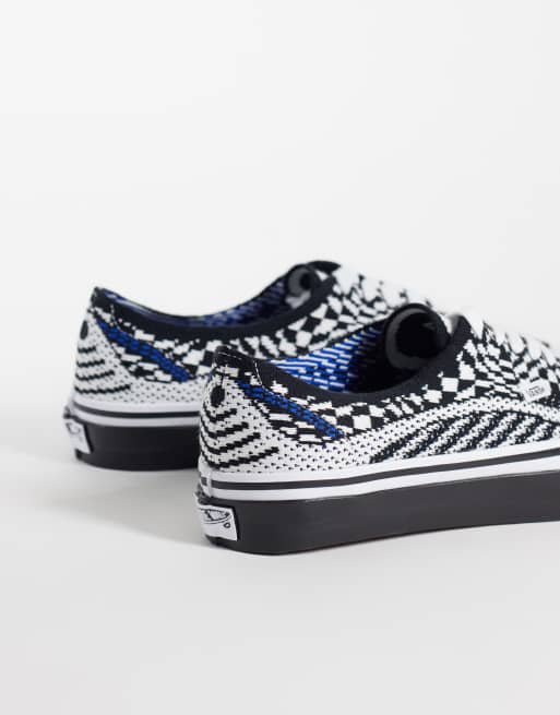 Vans LX Authentic 44 EK trainers in black pattern, 2 of 5