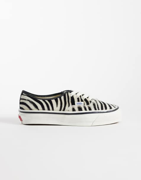 Vans LX Authentic 44 sneakers i zebramönster - view 1