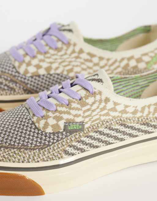 Vans LX Authentic 44 sneakers in bruin patroon, 4 van 5