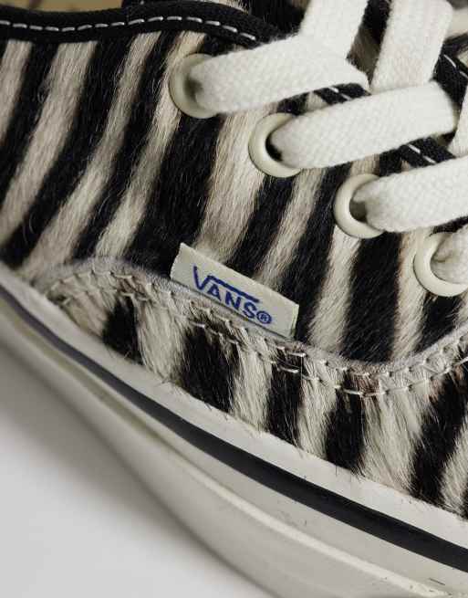 Vans LX Authentic 44 sneakers in zebra print, 4 of 5