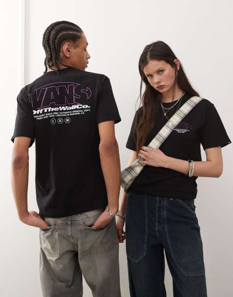 Vans - Major Type - T-shirt nera con stampa sul retro - view 1