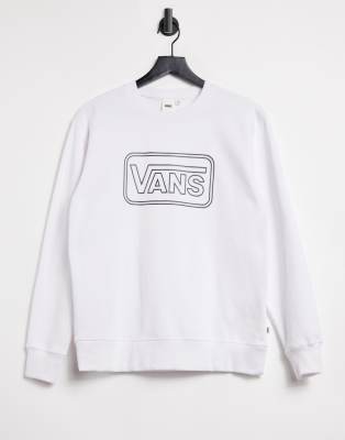 vans sweater white