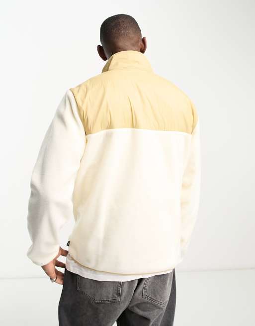 Vans - Mammoth - Felpa in pile borg bianca e beige , 2 di 4