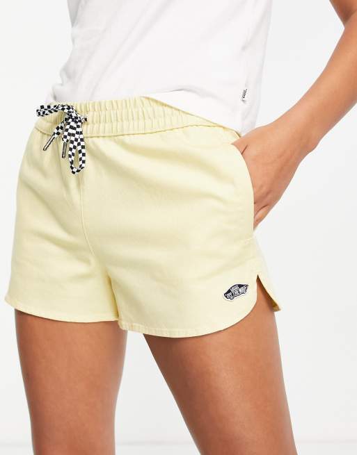 Vans shorts on sale womens gold